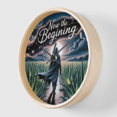 すべてのエンディングは新しい始まり 壁時計 (傾斜)