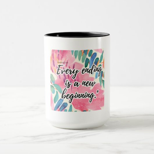 すべてのエンディングは新しい2の始まり マグカップ (中央)