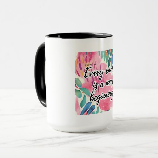 すべてのエンディングは新しい2の始まり マグカップ (正面左)