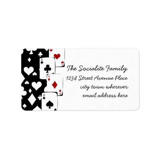 すべてのエース ラベル (正面)