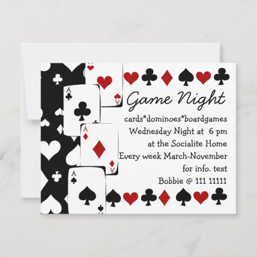 すべてのエース 招待状 (正面)