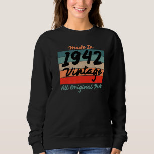 すべてのオリジナルパーツヴィンテージ1942 スウェットシャツ