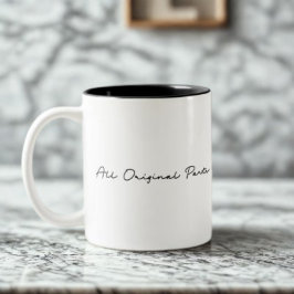 すべてのオリジナルパーツ引用文 ツートーンマグカップ