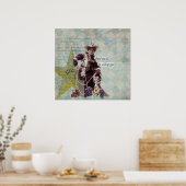 すべてのカウボーイズ行った女性のカーボーイポスター ポスター (キッチン)