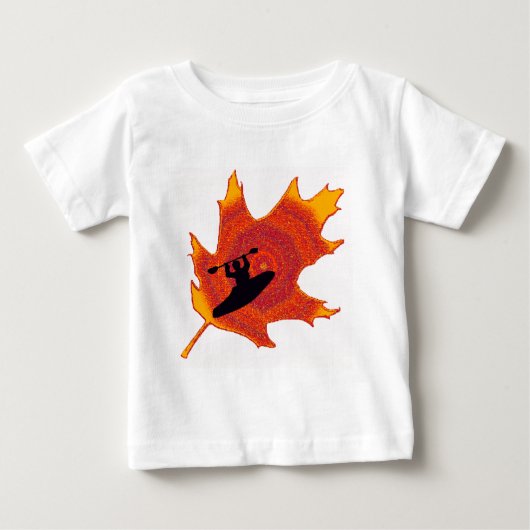 すべてのカシはカヤックを漕ぎます ベビーTシャツ (正面)