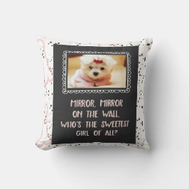 すべてのカスタムな犬の写真の装飾用クッションの最も甘い女の子 クッション