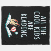 すべてのカッコいい子供は読IIフリースブランケット フリースブランケット (正面(横))