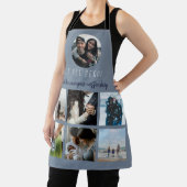 すべてのカップルの写真を始めた青 エプロン (インサイチュ)