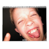 すべてのカレンダーの中で最も変な人 カレンダー (裏面)