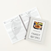 すべてのキッチンのための家族レシピの本 ノートブック (内部)