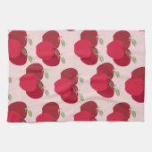 すべてのキッ魅力的チンのためのアップルマークプリントタオル キッチンタオル (横)