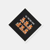 すべてのキツネ与えI スタンダードカクテルナプキン (角)