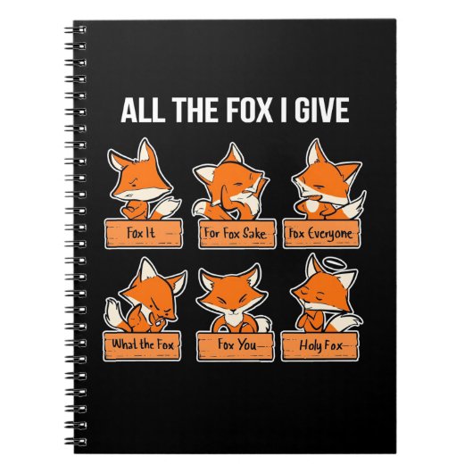 すべてのキツネ与えI ノートブック (正面)