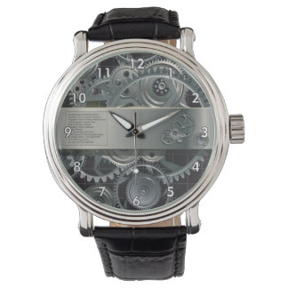 すべてのギアと金属ハードウェアをシミュレート 腕時計