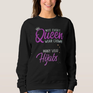 すべてのクイーン衣服クラウンいくつかの選択Hijabs Hij スウェットシャツ