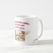 すべてのクッキーに触れました! コーヒーマグカップ (正面右)