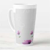 すべてのクラウドアップフィティングことわざラテマグカップ カフェラテマグ (左アングル)