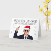 すべてのクリスマスにサプライチェーンの問題が発生する可能性がある カード (黄色い花)