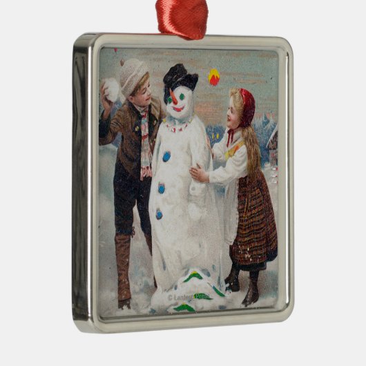 すべてのクリスマスの喜びはあなたのです メタルオーナメント (右)