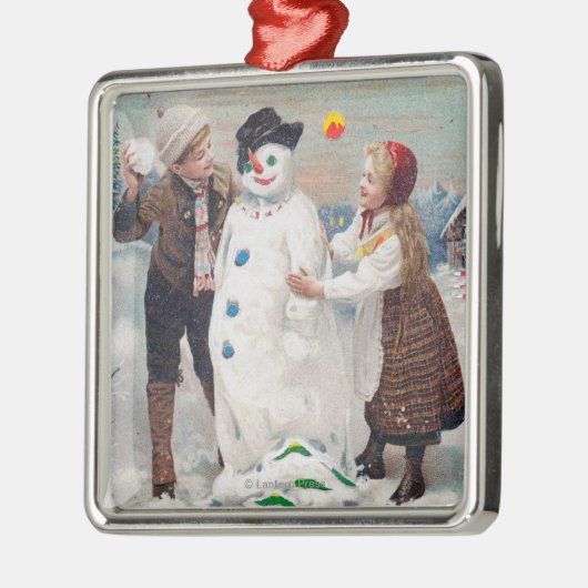 すべてのクリスマスの喜びはあなたのです メタルオーナメント (左)