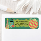 すべてのクリスマス差出人住所ラベル ラベル (インサイチュ)