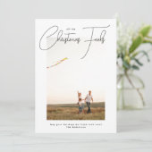 すべてのクリスマス感じトレンディースクリプトのフォトフレーム シーズンカード (スタンド正面)