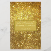 すべてのグリッターエレガントブライダルシャワーゲーム (裏面)