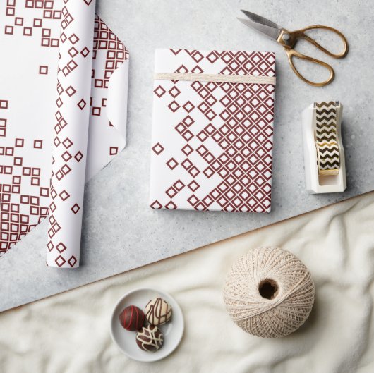 すべてのケースに対して分散されたボックス ラッピングペーパー (クラフト)