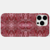 すべてのケースに対して赤いフラクタル調整 Case-Mate iPhoneケース (裏面 (横))