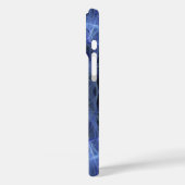 すべてのケースのブルーフラクタル調整 Case-Mate iPhoneケース (裏面 / 左)