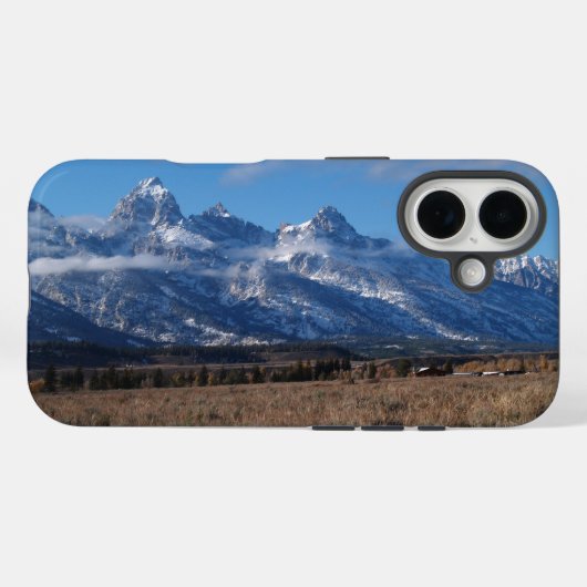 すべてのケースのTetons Mountain-adjustments Case-Mate iPhoneケース (裏面 (横))