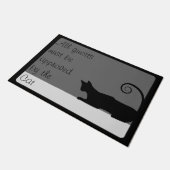 すべてのゲストは猫によって承認されなければなりません ドアマット (アングル)