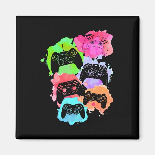 すべてのゲーマービデオゲーム愛好家コントローラかわいいコントロール マグネット (正面)