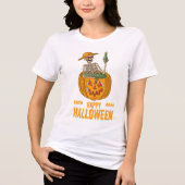 すべてのコーナーにハロウィーン幽霊 トライブレンドＴシャツ (正面)