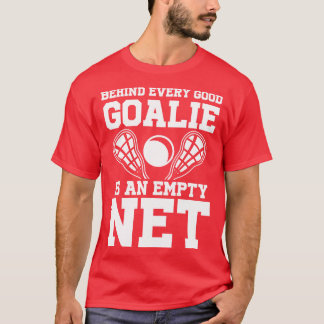 すべてのゴアの背後には空のネットラクロス Tシャツ