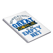 すべてのゴアリーの後ろの水素晴らしポロは空のネットである ノートブック (右側)