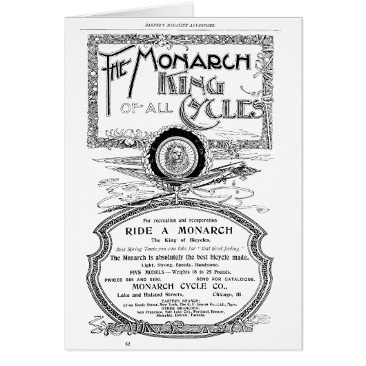 すべてのサイクルのモナーク王 (正面)