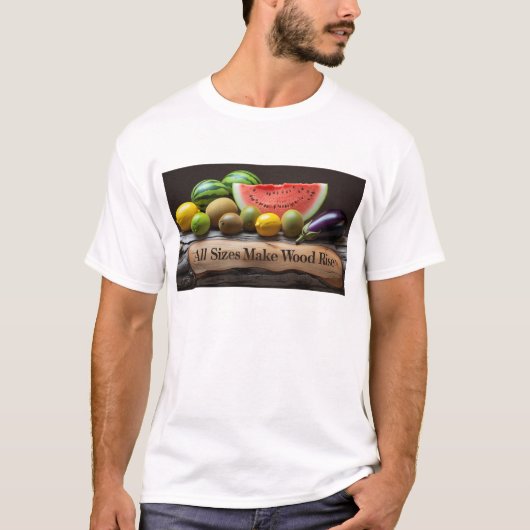 すべてのサイズで木が立派になる Tシャツ (正面)