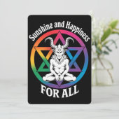 すべてのサタンLGBTQプライド 招待状 (スタンド正面)