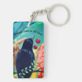 すべてのサ来イズの友だちアクリルキーチェーン キーホルダー (裏面)