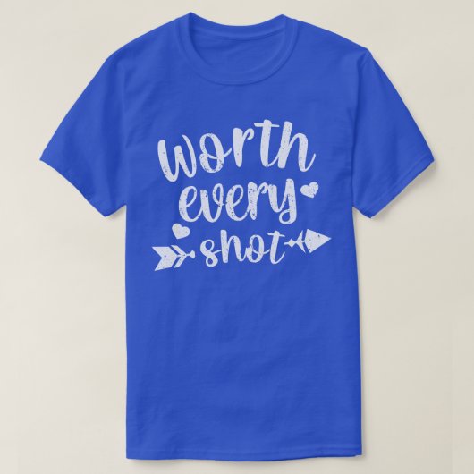 すべてのショットIVFの価値 Tシャツ (デザイン正面)