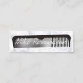 すべてのシンプル美容師のための美しいスタイル白 スキニー名刺 (正面)