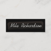 すべてのシンプル美容師のための美しいスタイル スキニー名刺 (正面)