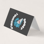 すべてのジム愛好家のためのデザインを向上させる 名刺 (正面)