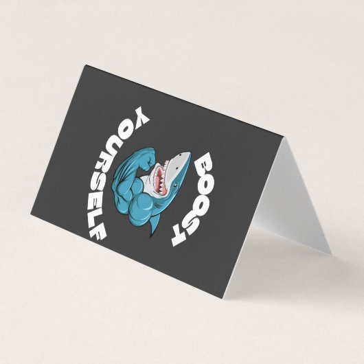 すべてのジム愛好家のためのデザインを向上させる 名刺 (正面)