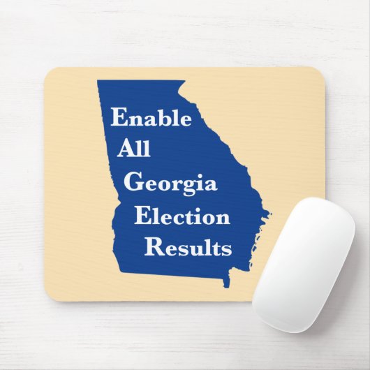 すべてのジョージア選挙結果のマウスパッドを有効にする マウスパッド (マウス)