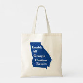 すべてのジョージア選挙結果を有効にする トートバッグ (裏面)