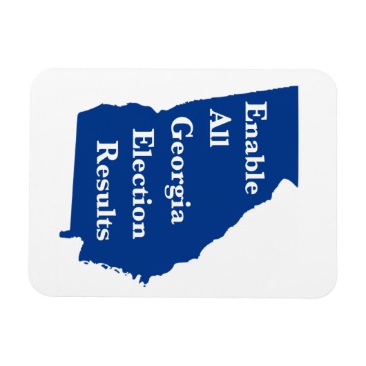 すべてのジョージア選挙結果を有効にする マグネット (横)