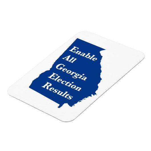 すべてのジョージア選挙結果を有効にする マグネット (左側)