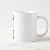 すべてのジンルレディースクリスマスパジャマメラニンX-m ジャンボコーヒーマグカップ (右)